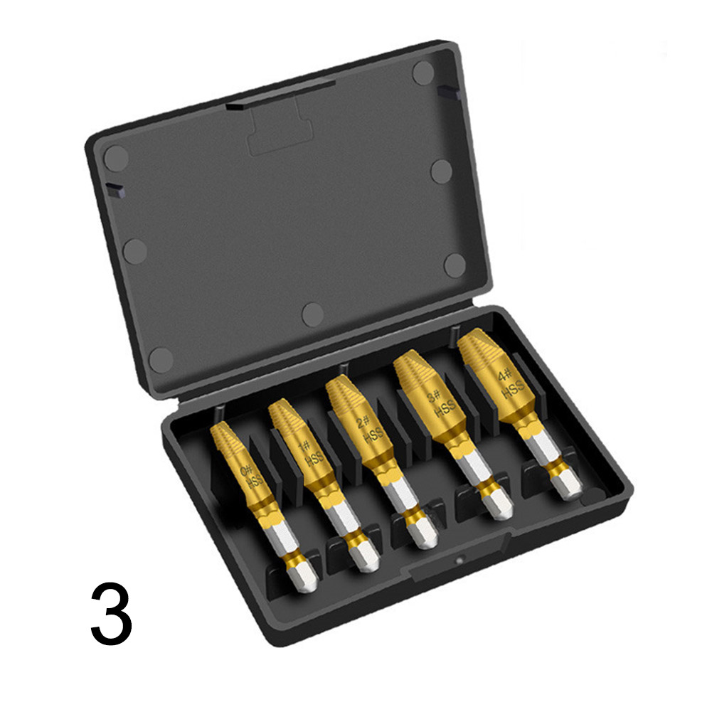 Velocidad tornillos Extractor brocas Juego de Herramientas tornillos dañados rotos removedor para carpintería NJ88