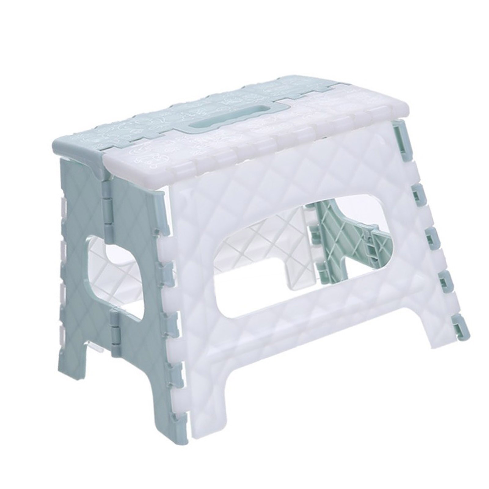 Plastic Multi Purpose Folding Step Stool Chair Home Train Outdoor Storage Foldable Home Storage Accessory bathroom kid adult: B
