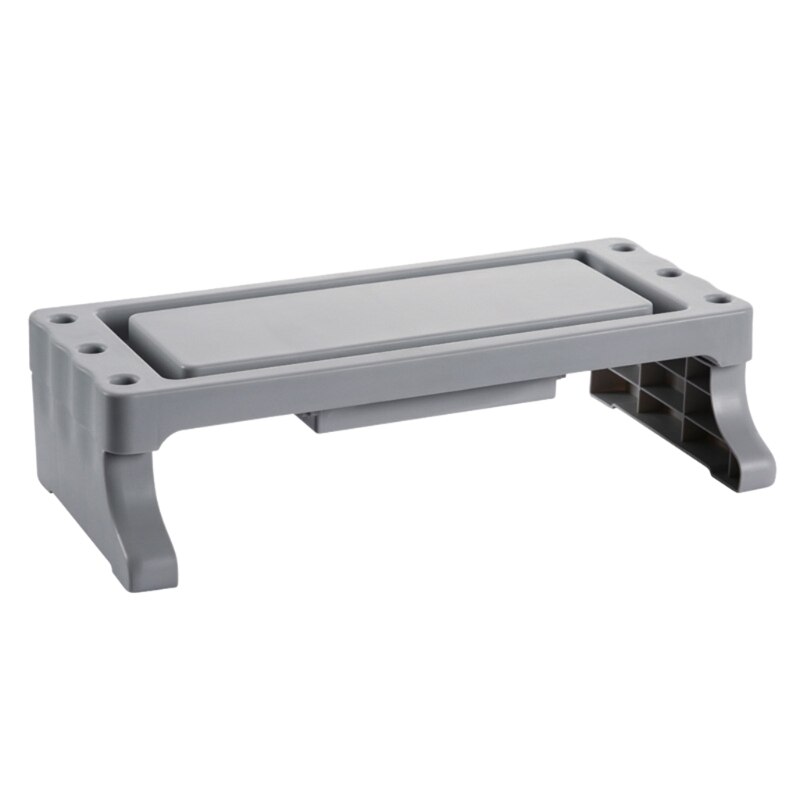 Multi-function Desktop Monitor Stand Computer Screen Riser Shelf Plinth Strong D08F: Gray