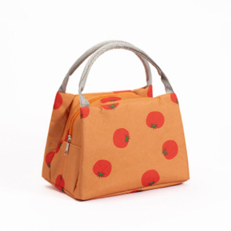 Print Cartoon Leuke Lunch Tas Voedsel Picknick Lunch Box Bag Cooler Draagbare Functionele Geïsoleerde Lunch Tas Thermische Tote Bolsa Termica