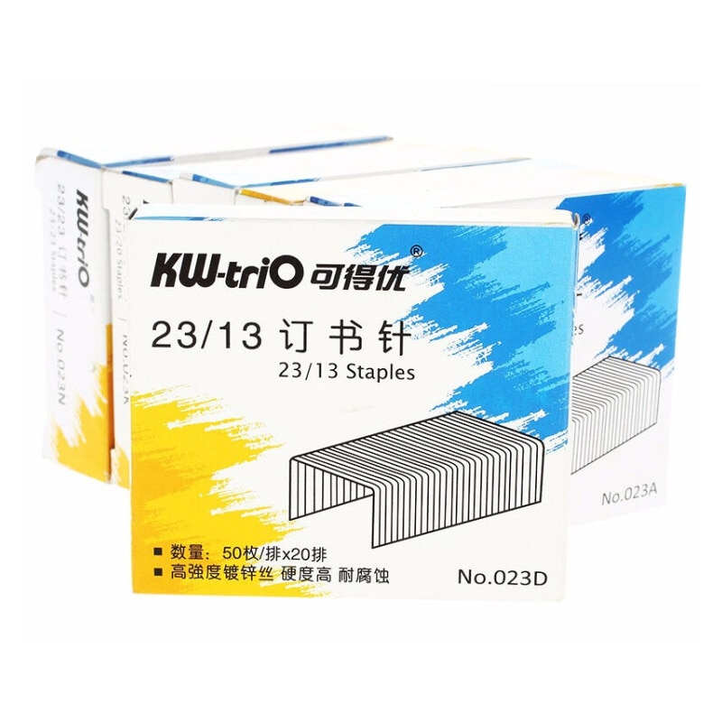 Heavy Duty Staples 23/13 1000pcs Metal Silver Staples Book Binding Stapler 100 Sheets Office Binder Supplies