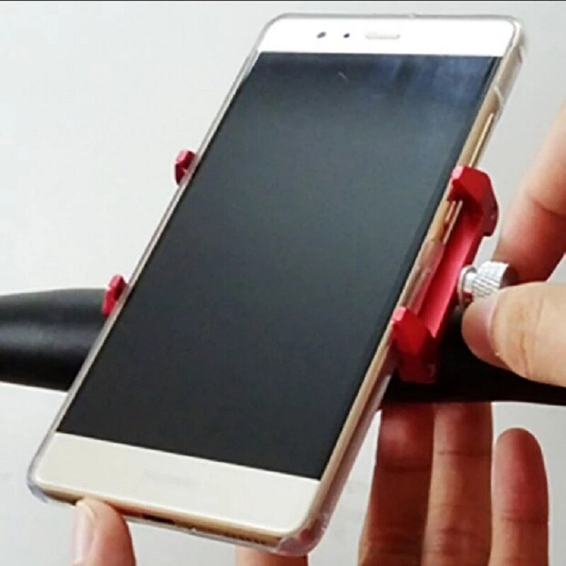 Deckas aluminium cykel telefonholder til 3.5-6.2 tommer smartphone justerbar universal support gps cykel telefon stativ