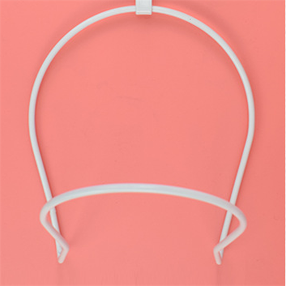 Baseball Cap Rack Hat Display Holder Door Closet Clothes Scarf Towel Round Storage Shelf Home Organizer: White 1PCS