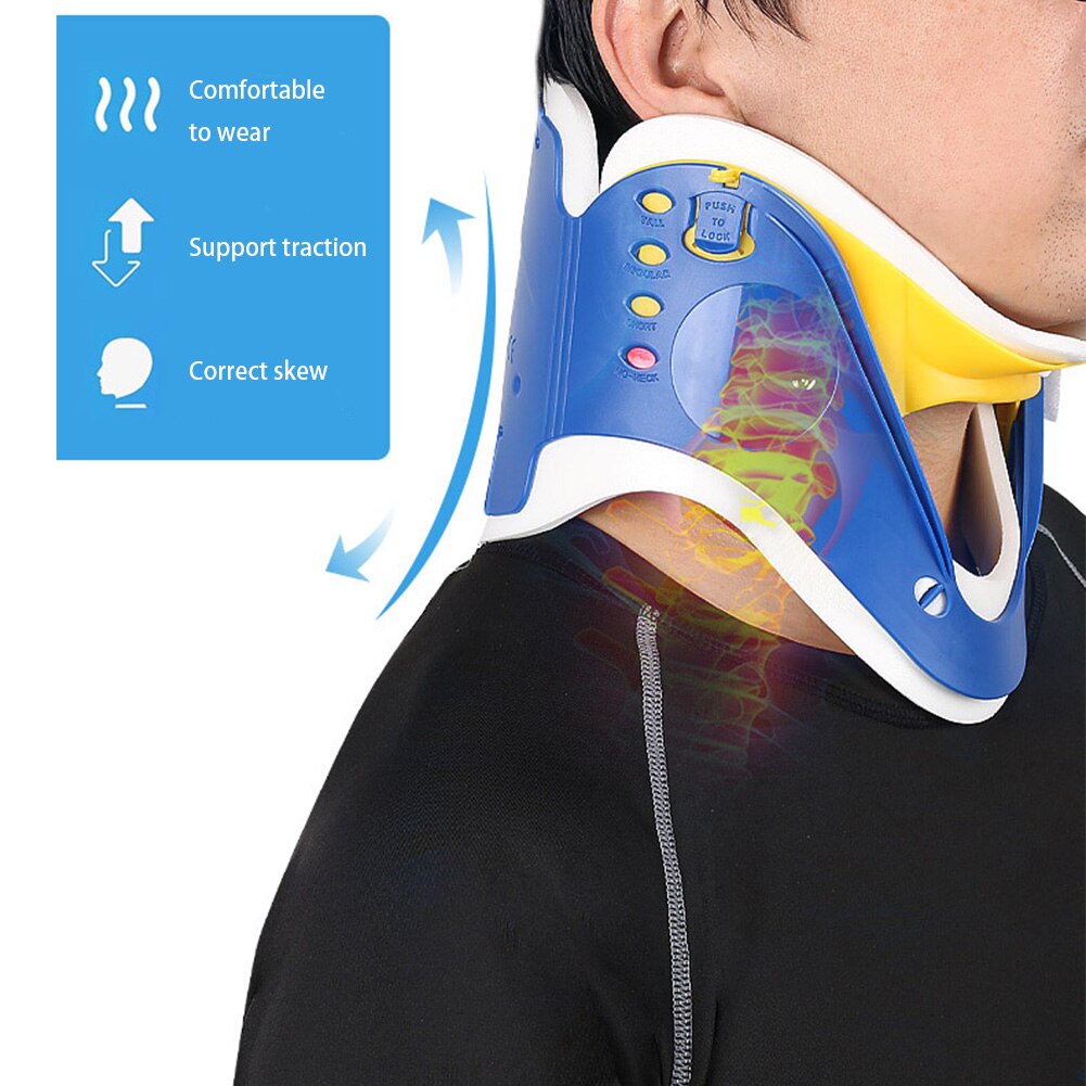 Neck Support Brace Head Stretcher Neck Orthosis Braces Neck Support for Neck Pain protect Therapy Neck Collar Cervical Traction