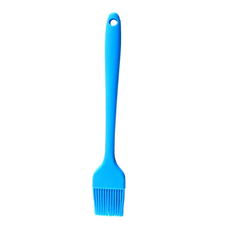 Basting Brush Silicone Pastry Baking Brush BBQ Sauce Marinade Meat Glazing Oil Brush Heat Resistant Kitchen Cooking Tools: Blue