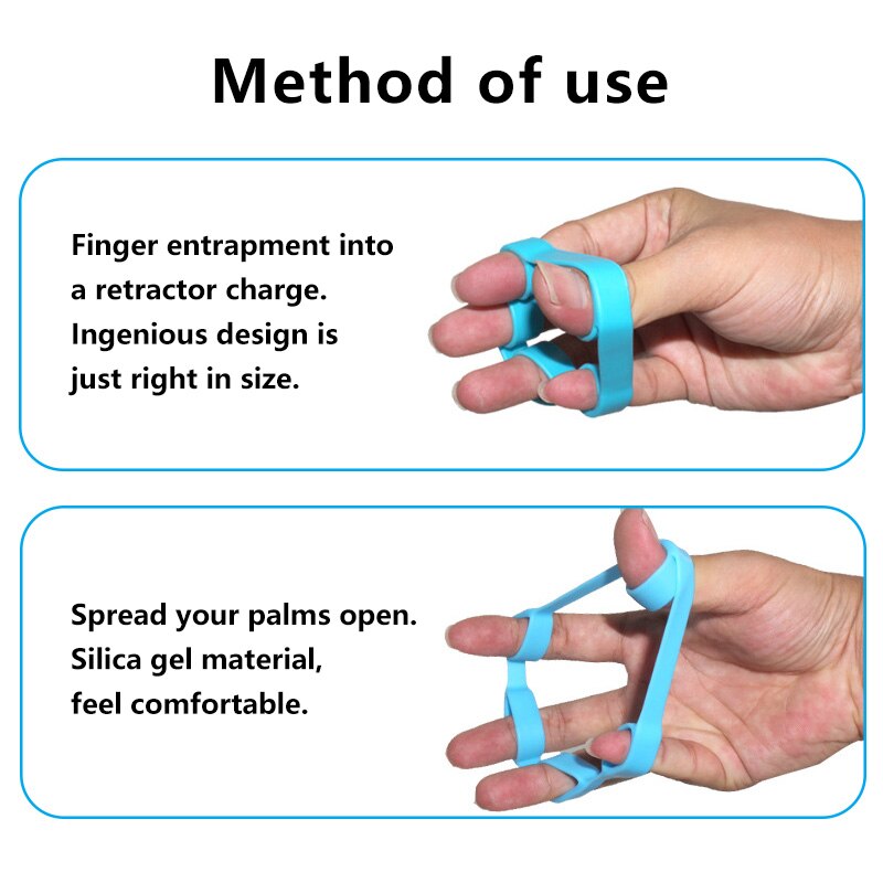 Silicone finger clip strength trainer resistance band hand shake wrist exercise stretching resistance finger trainer exercise fi