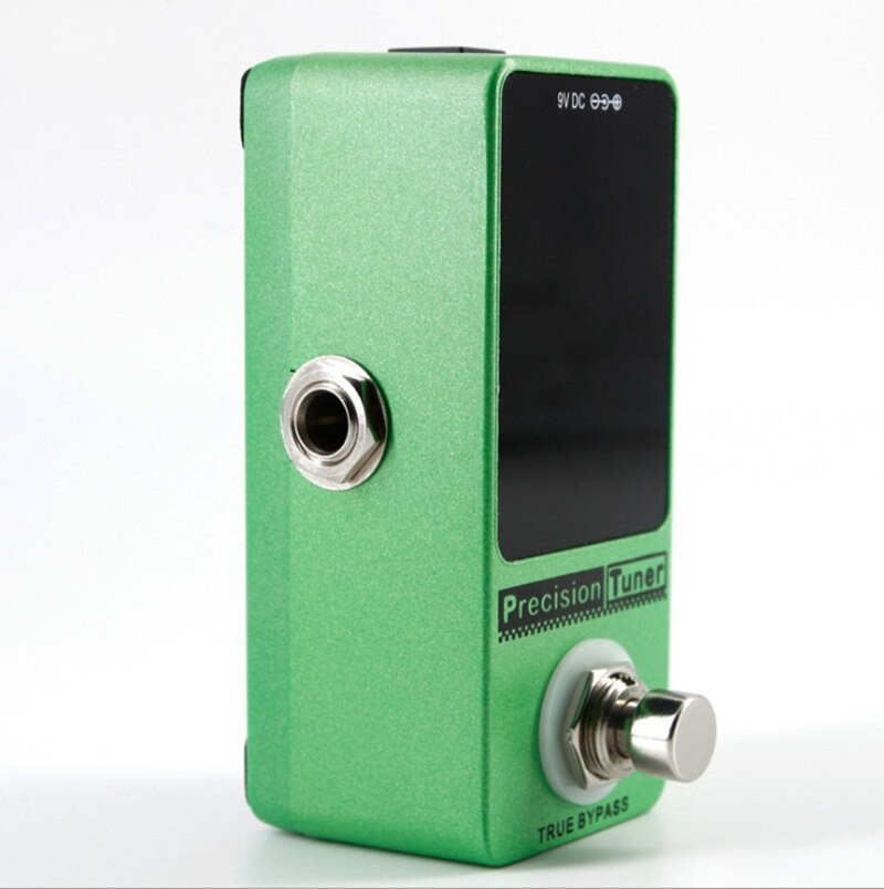 Guitar Effector Pedal Green School Chorus TUNER Tuner/Recording sound electric guitar Calibrating Device for Musical Instrument