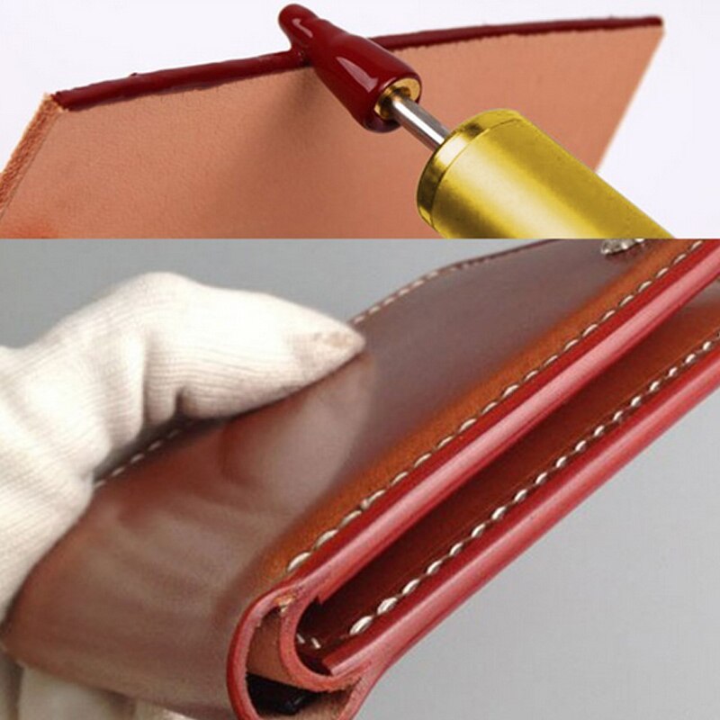 Outil de finition de bricolage cuir | Stylo à bille à colorant bord supérieur en laiton, peinture à l'huile, fabrication d'artisanat du cuir, Herramientas Para Cuero outils d'artisanat du cuir