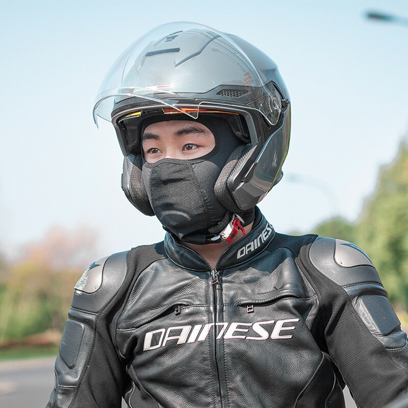 ROCKBROS – masque de cyclisme pour hommes et femmes Protection UV lunettes cagoule visage respirant à séchage rapide, en soie de glace