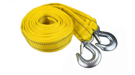 Câble de remorquage de voiture robuste de 4M, 5 tonnes, crochet de sangle de corde de traction, Van de récupération sur route