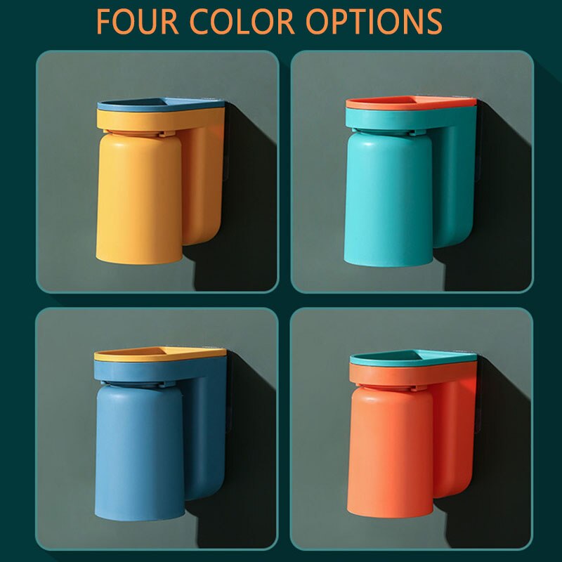 Toothbrush Holder Wall Mounted Convenience Self-Adhesive Toothbrush Holder for Bathroom Toothbrush Holder MAZI888