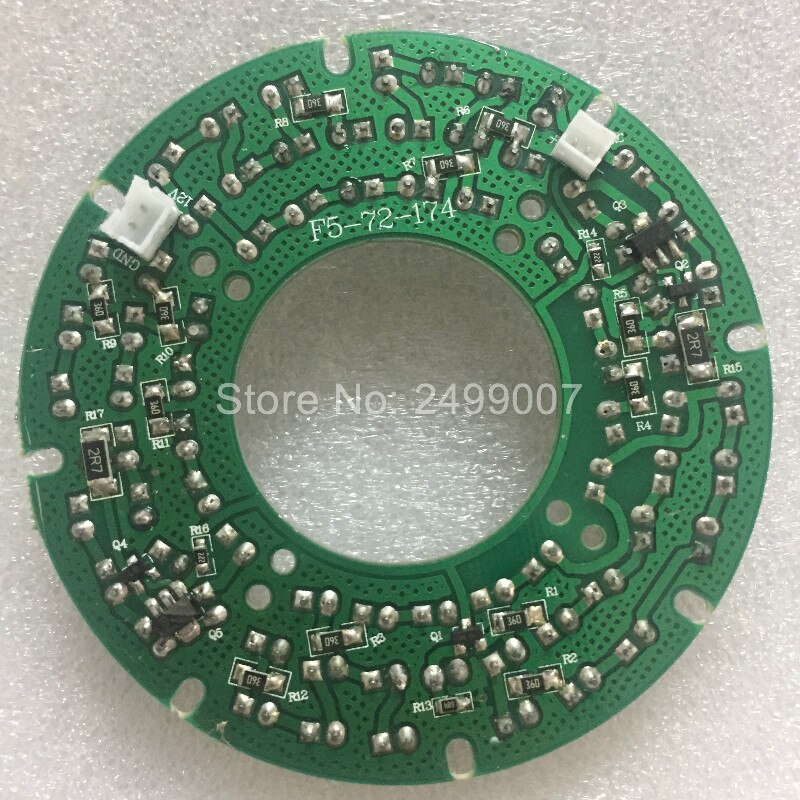 850nm visible LED Board 72pcs IR Light lamp for cctv camera Lightning night vision CCTV accessories