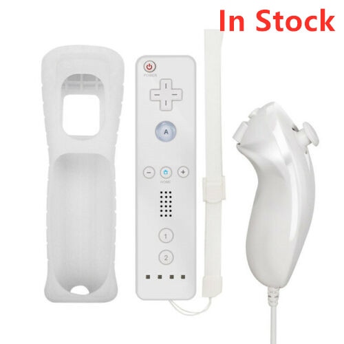 In Auf Wireless Remote Gamepad Controller und Nunchuk Für Nintend W ii Remote Controle Joystick Joypad Für Nintend Wii