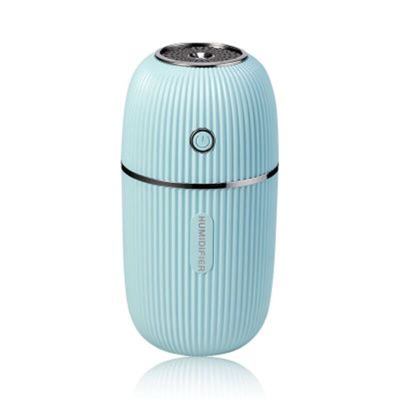 300Ml Automobiles Mini Luchtbevochtiger Draagbare Auto Usb Luchtverfrisser Cool Mist Luchtbevochtiger 4 Kleur Voor Auto Elektrische Accessoires: blue