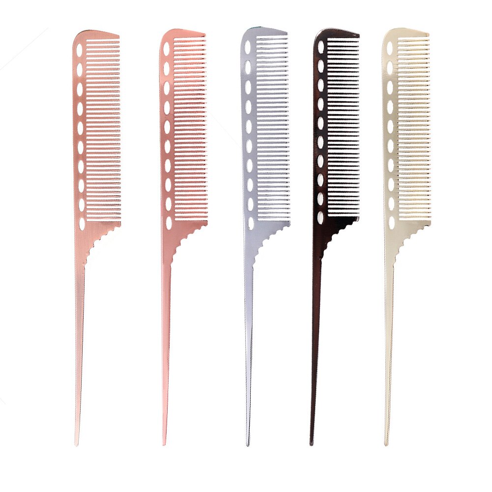 Double Side Pin Tail Hairbrush Hair Edge Comb Home Salon Hairdressing Styling Brush