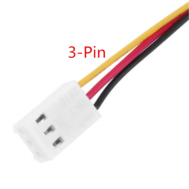 12v mini ventilateurs de refroidissement pour ordinateur - petits 50mm x 10mm dc sans balais 2- broches  /3 broches