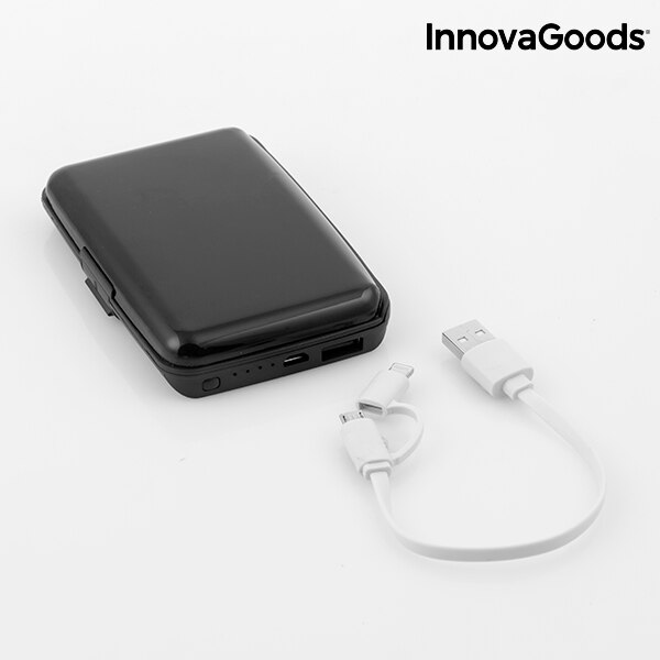 InnovaGoods Sicurezza e Accumulatori E Caricabatterie Di Riserva Del Raccoglitore