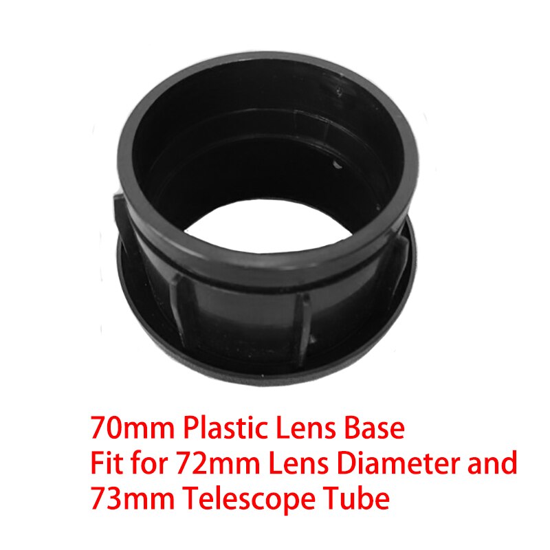 70 Mm Doublet Achromatische Lens Diy Optische Glas Met Coating Monoculaire/Verrekijker/Astronomische Telescoop Objectief: 70mm Lens Base