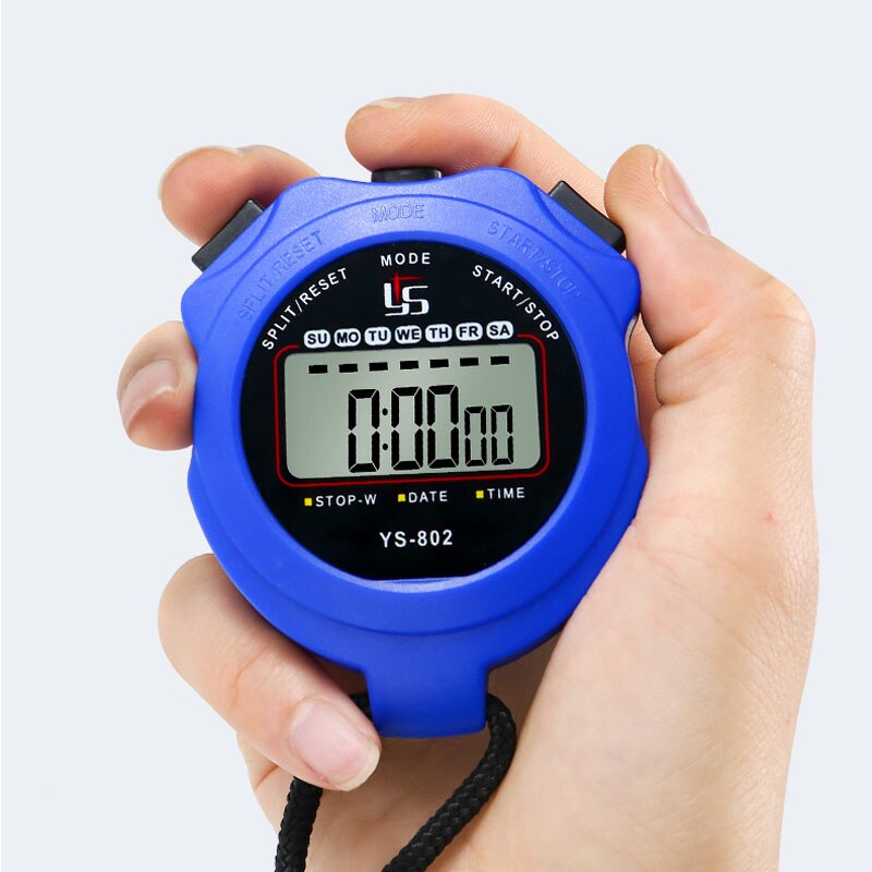 Waterproof Electronic Stopwatch Multifunctiona Sports Timer Stopwatch 1 Channels For Running Training Clock Counter