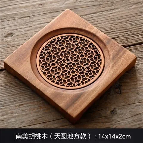 Traditionelle Walnuss Tee Tablett Teekanne Tee tasse Massivholz Tablett matt Büro Kaffeetasse Tabletts Heimat Tee Zeremonie Zubehör: Licht Grün