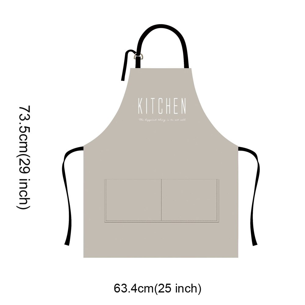 1 Pc Waterdichte Schort Engels Brief Patroon Lederen Anti-olie Verstelbare Schort Thuis Keuken Tool Voor Koken Bakken Schoon