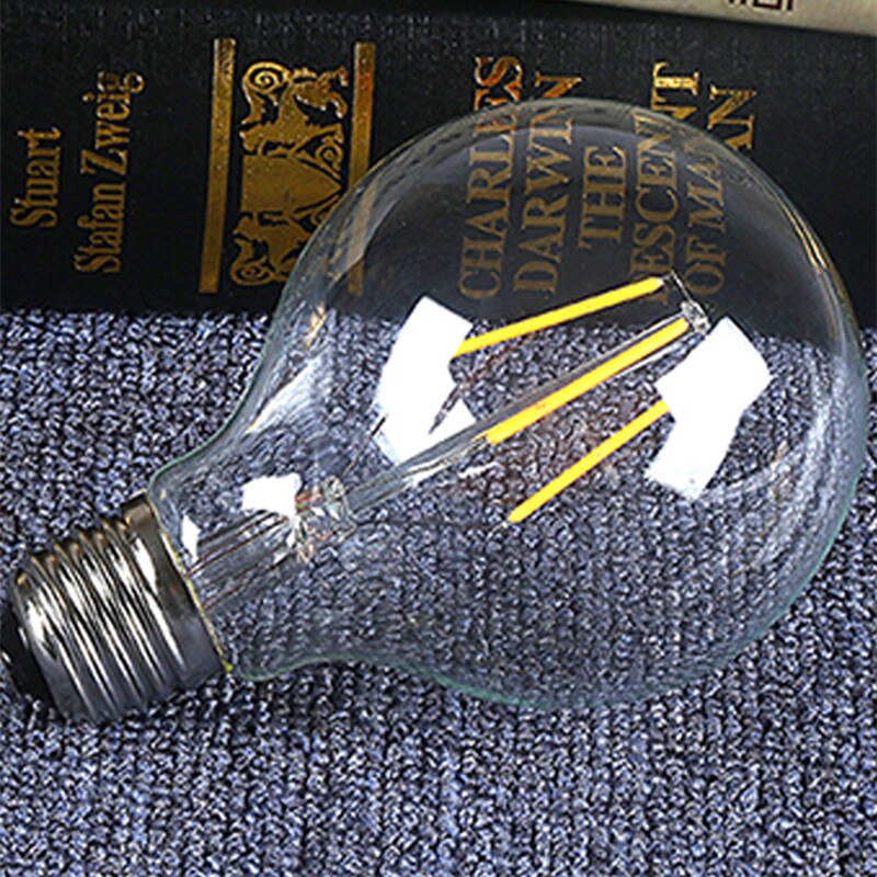 Energiebesparende Led Lamp Edison 2W 4W 6W 8W E27 Imitatie Wolfraam Draad Transparante Gloeilamp decoratieve Verlichting Binnenverlichting