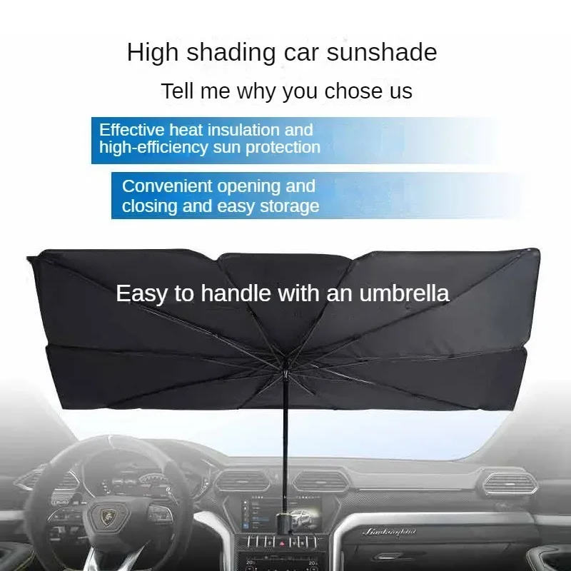 Auto Sonnenschirm Regenschirm Auto Sonnenschutz Sonnenschirm Sommer Sonne Innen Windschutz scheibe Schutz Zubehör Auto Schattierung