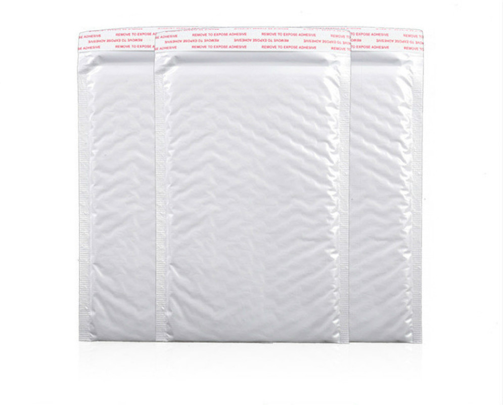 Plastic White Foam Envelope Bag Mailers Padded Envelope with Bubble Mailing Bag Wrap Packaging Bags 10pc 13*13cm