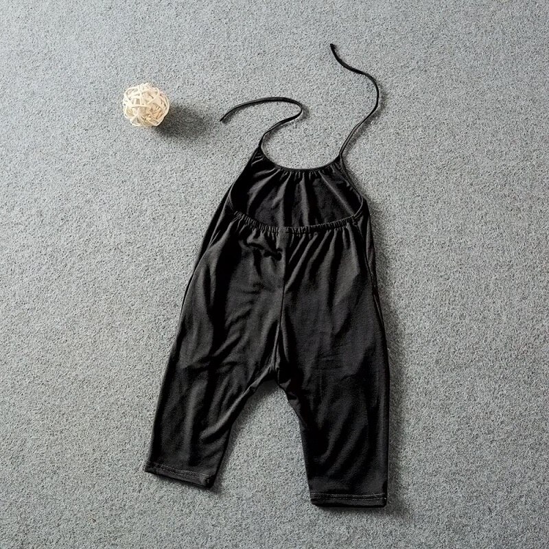 Mode Baby Boy Meisje Katoenen Romper Baby Peuter Kind Band Jumpsuit Outfit Zomer Strappy Overalls Rompertjes Baby Kleding 1-5Y: grey / 5T