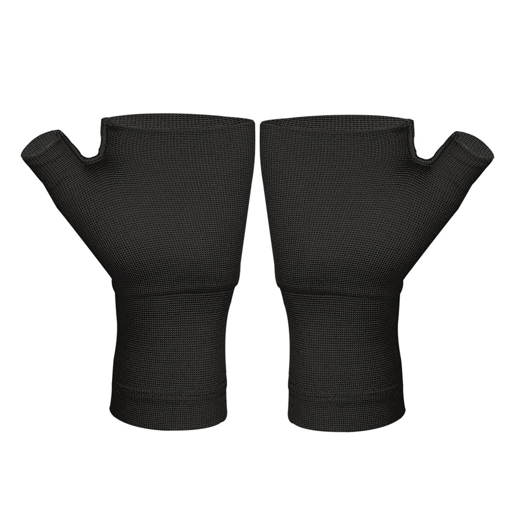 Compression Wrist Thumb Band Belt Carpal Tunnel Hands Wrist Support Brace Strap Sleeve Tenosynovitis Arthritis Gloves: black / XL