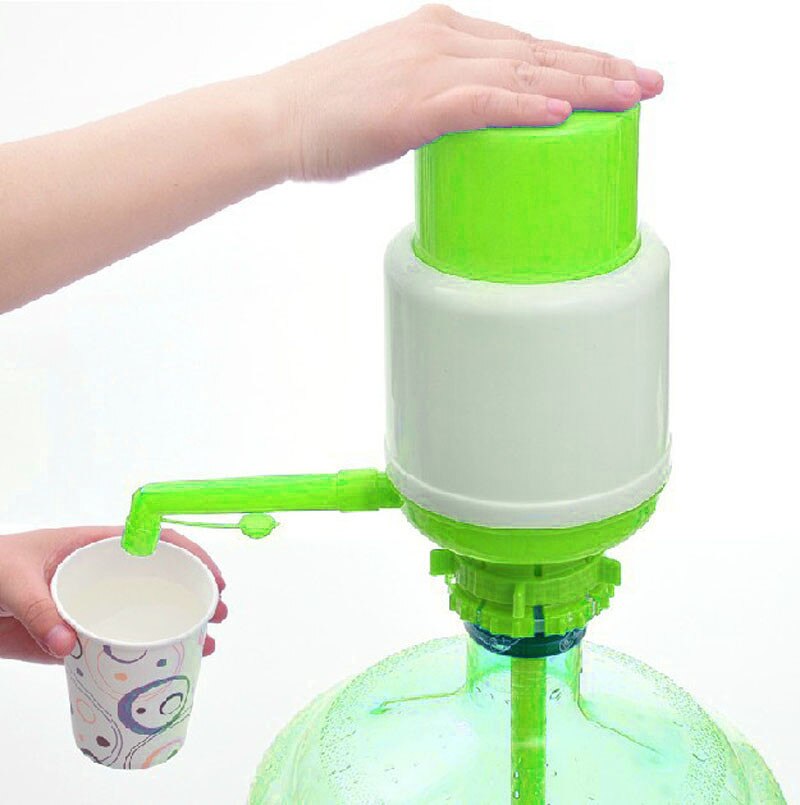 Tragbare 5 Gallonen Trinkwasser in Flaschen Hand Drücken Manuelle Pumpe Spender Abnehmbare Vakuum Aktion Manuelle Pumpe Spender