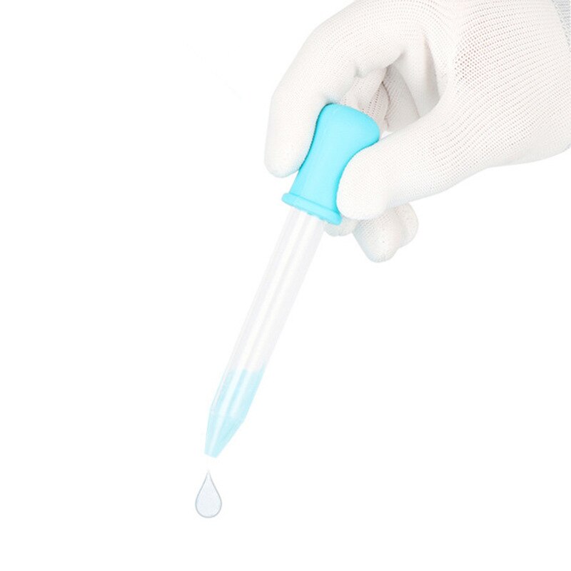 1/2/5/6/7Stck 5ML Baby Kleine Tropfer Medizin Zubringer Art Medizin Gerät silikon Pipette Flüssigkeit Lebensmittel Tropfer Kleinkind Utensilien: 1Stck zufällig