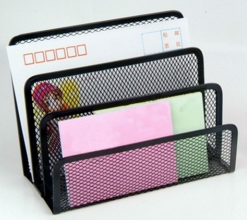 hotel home office desk compact size letter holder, Desktop organizer has 3 compartments with graduated dividers, Desktop Sorter