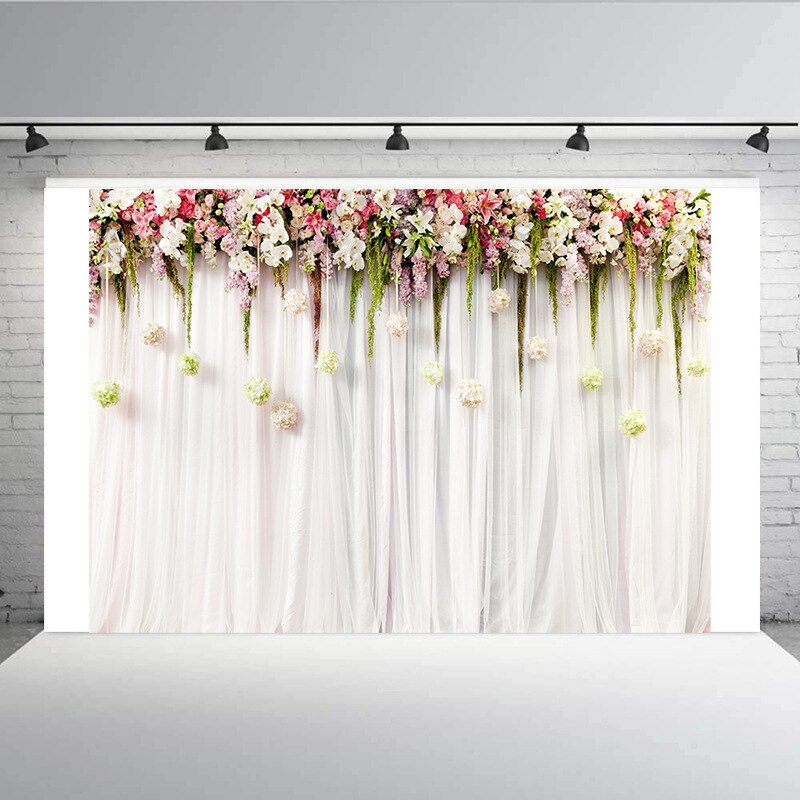 1pc realistiske 3d blomster væg baggrund bryllupsfest fotografering baggrund fotostudie rekvisitter: Stil 7