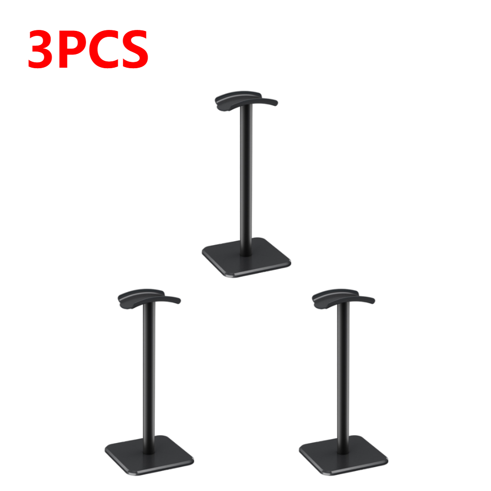 1-3PCS Kopfhörer Halterung Universal Headset Ständer Desktop/Kleber Wand Halterung Gamepad Kopfhörer Aufhänger Headset Halterung: Licht Grau