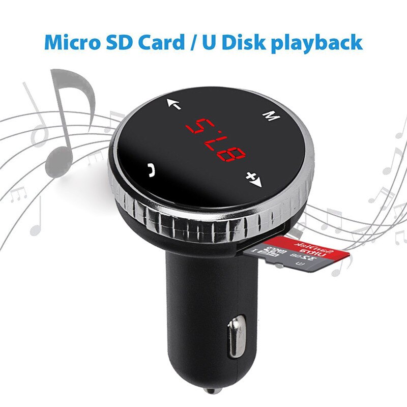 Portable Modulator Car Kit MP3 Player SD w/Remote Wireless Bluetooth LCD FM Transmitter Car-styling With Microphone#253901