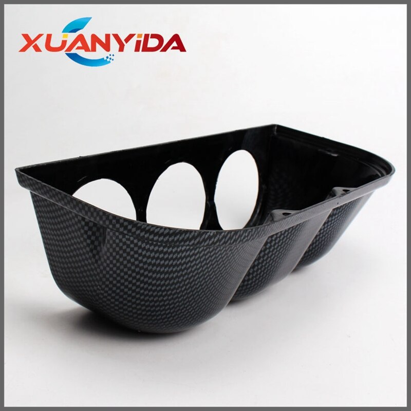 Universal Carbon Fiber 2.5" 60mm Single/Triple Hole Dash Gauge Pod Mount Holder Black Universal Car Styling Automotive Accessori