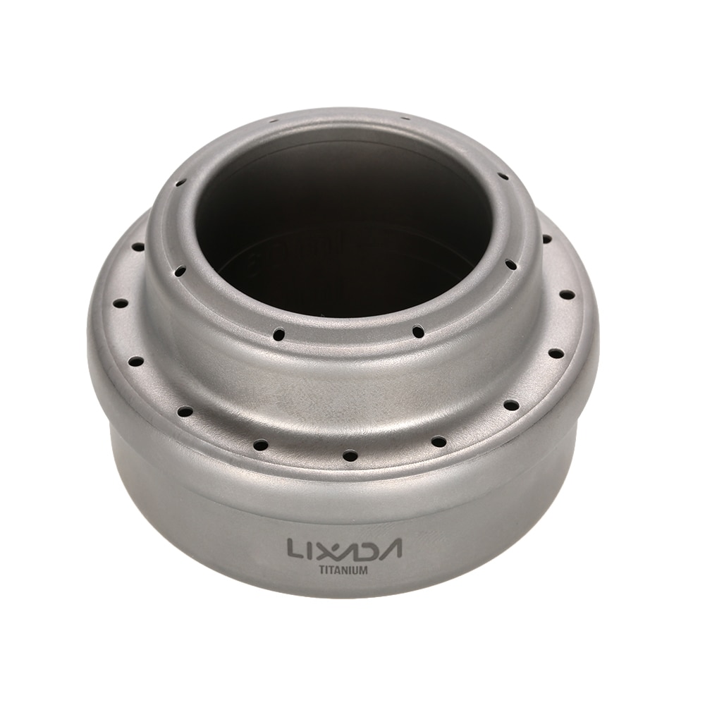 Titanium Camping Wood Stove Portable Outdoor Folding Lightweight Titanium Wood Stove Burning Picnic Alcohol Wood Stove