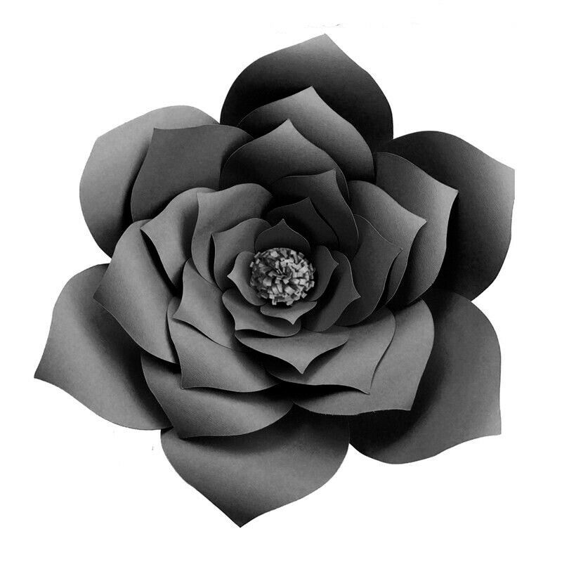 Largest supplier 30cm Paper Flower Backdrop Wall Large Rose Flowers DIY Wedding Party Decor: 14