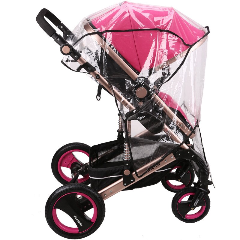 Universal barnevogn regnslag vogn vindtæt betræk baby vogn paraply bil regnslag varmt betræk børne bil regnfrakke