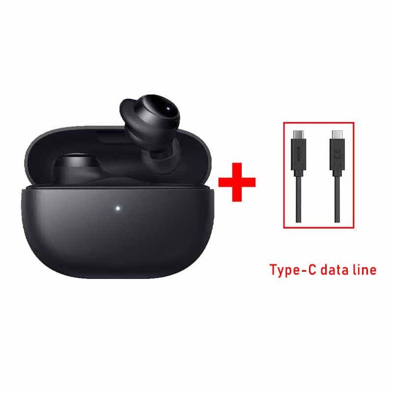 Xiaomi Earphone Redmi Buds 3 Lite Youth Edition Tws Wireless Bluetooth 5.2 Gaming Headset Touch Control noise Earbuds 3 With Mic: Add Type C Cable
