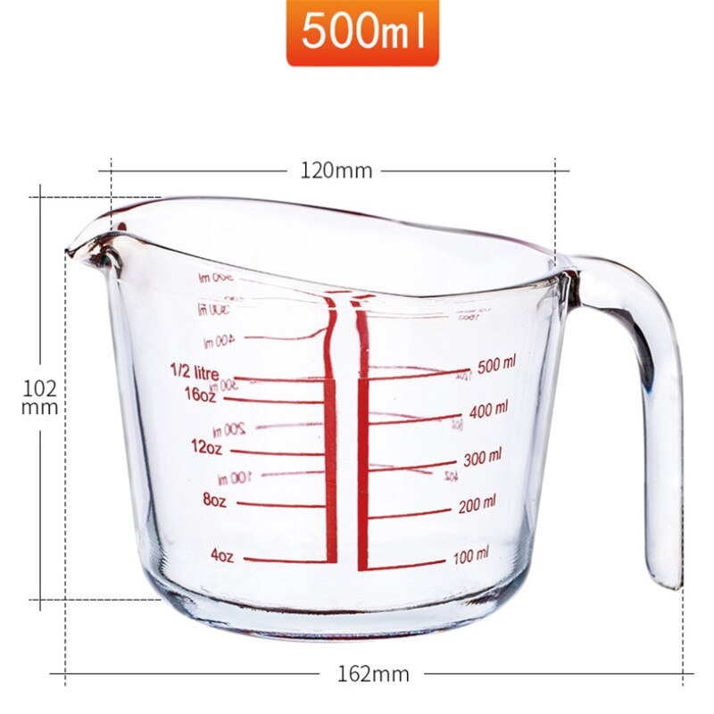 NEOUZA Espressoglas Mit Skala – 75 Ml, Borosilikatglas, Doppelter Ausguss, Mit Griff