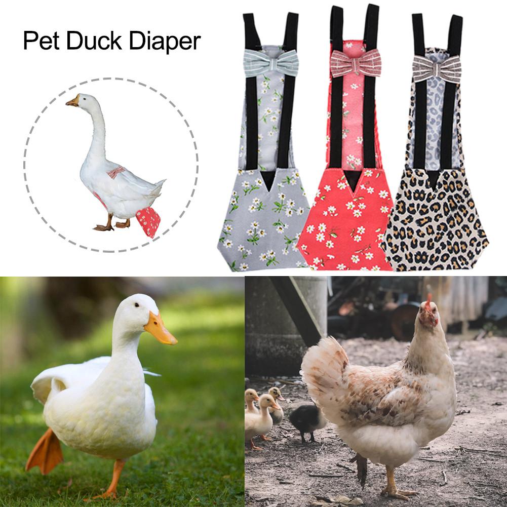Pañal para mascotas de pato de pollo pañal granja ropa de de lazo anudado para pañales ropa interior sanitaria pantalones cortos