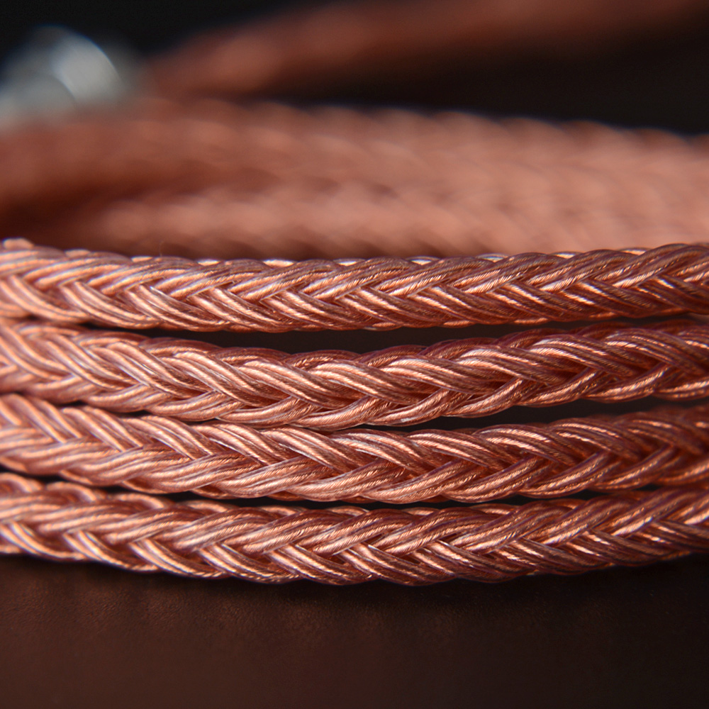 NICEHCK C16-3 Kabel słuchawkowy 16-żyłowy miedziany kabel słuchawkowy o wysokiej czystości 3,5/2,5/4,4 mm MMCX/0,78 mm/QDC2Pin do ponadczasowego MK4 F1