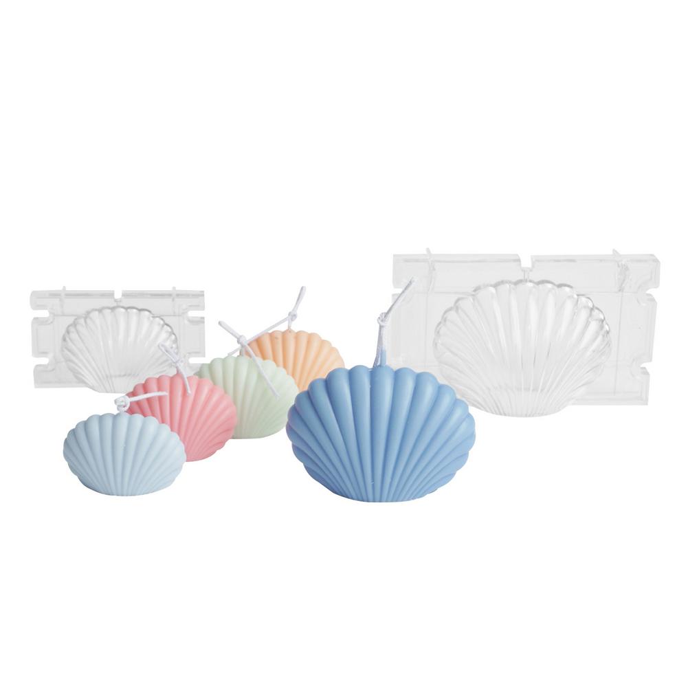 DIY Small Shell Candle Mold Silicone Candle Mold Candle Making Wax Mould