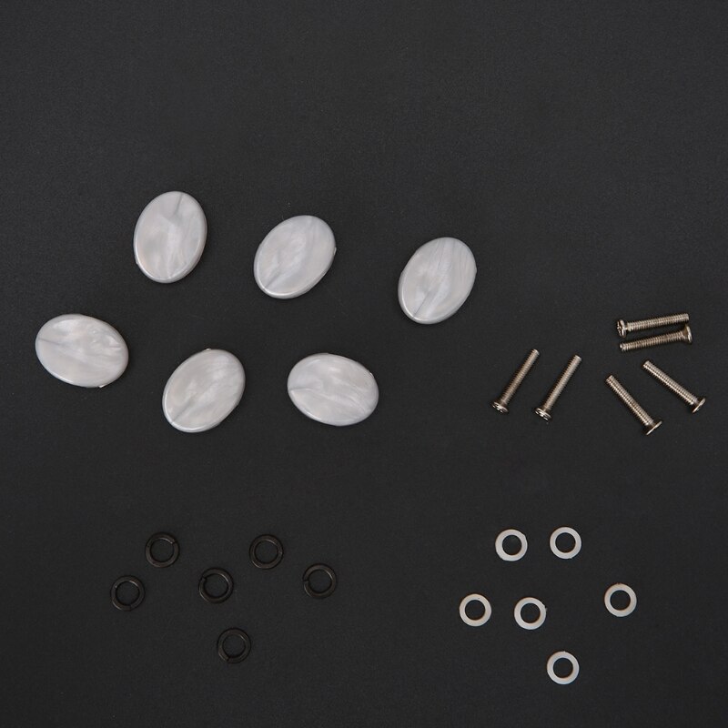 6Pcs Tuning Peg Stemmechanieken Knoppen Voor Houten Elektrische Klassieke Gitaar Onderdelen