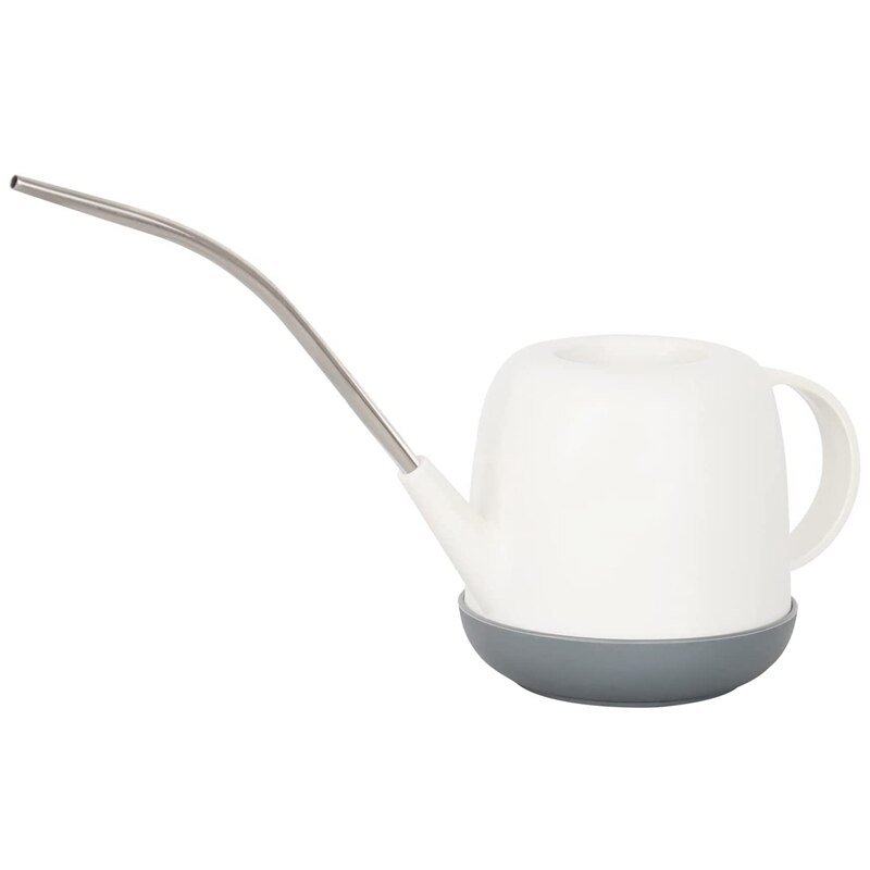 Arrosoir d&#39;intérieur moderne à Long bec pour plantes, maison, plantes succulentes, bonsaï ou jardins d&#39;herbes: White