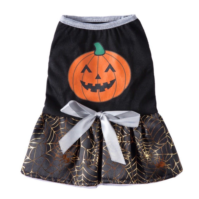 Halloween Hond Rok Cosplay Hond Puppy Kostuum Grappige Leuke Huisdier Kostuum Halloween Xmas Kleding Fancy Dress Herfst: Black / Xl