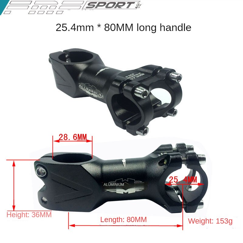 Fahrrad Lenkerstamm 80-130mm - Leichter Aluminium Vorbau Für MTB Und Rennrad