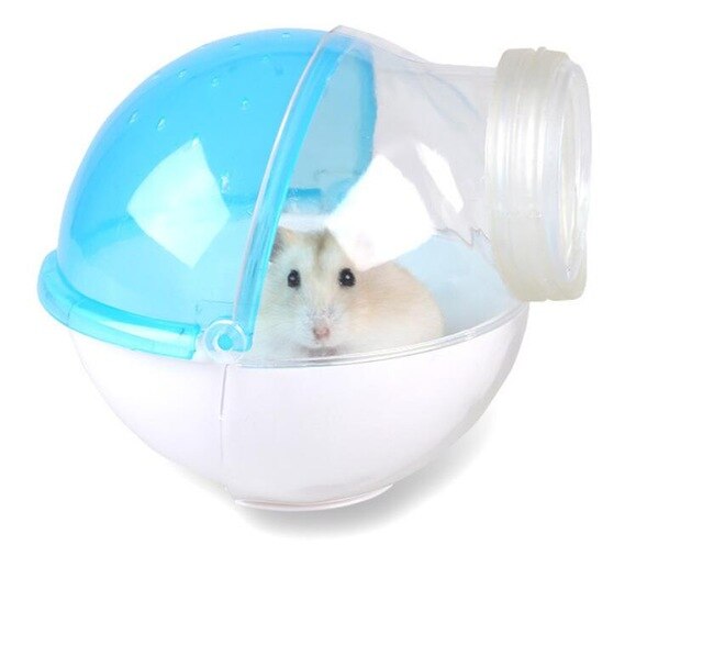 Hámster Guinea cerdo baño bola forma para baño, bañera rata ratón actividad habitación Baño de mascotas bañera artículos para hámster